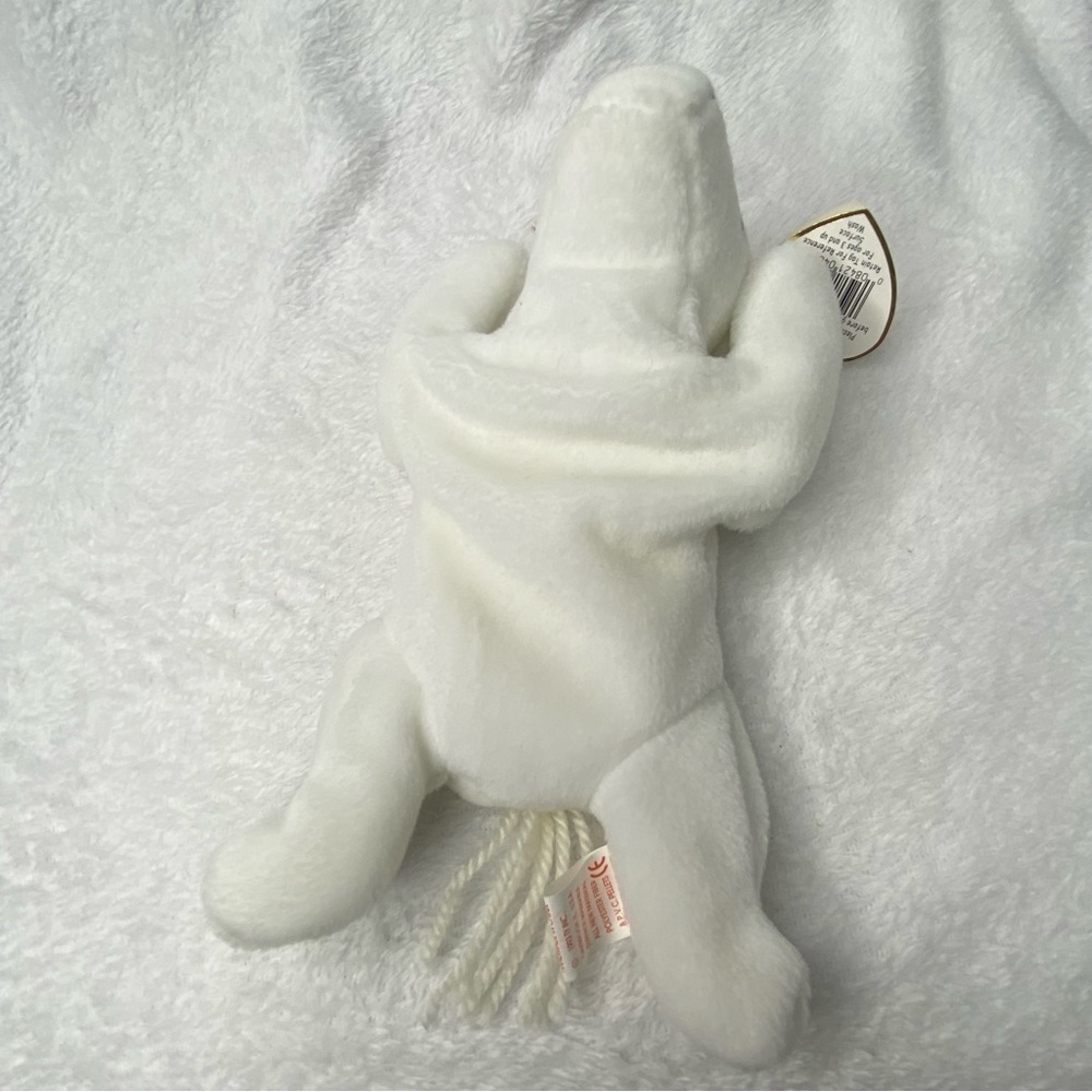 TY Beanie Babies Mystic Unicorn Beanie Baby Coarse Mane Iridescent Horn vintage - Picture 7 of 7